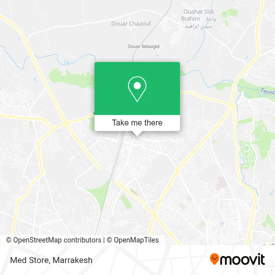 Med Store map