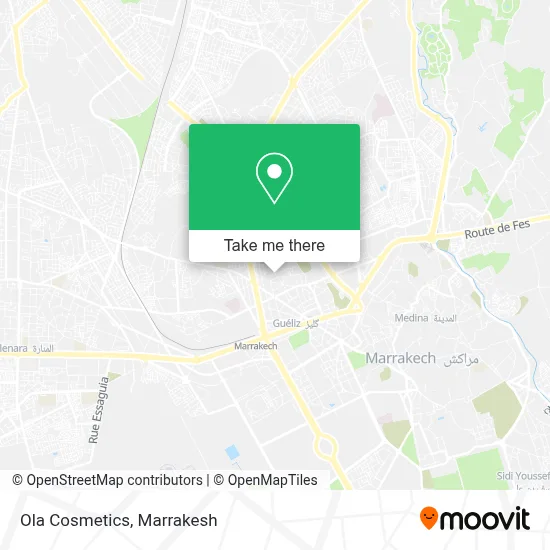 Ola Cosmetics map