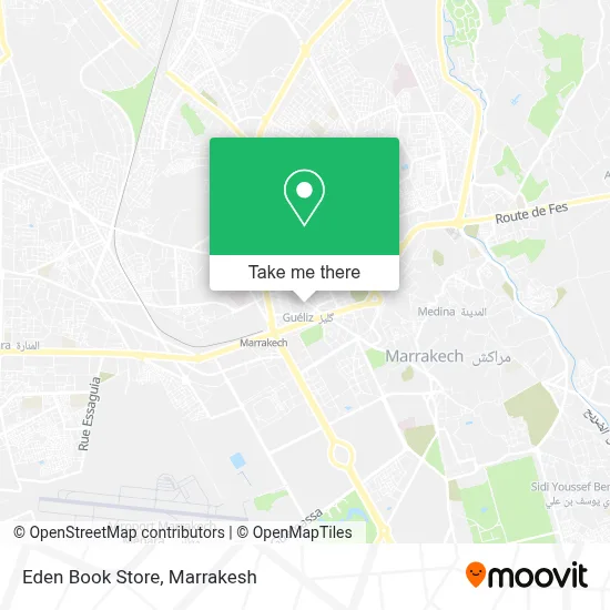 Eden Book Store map