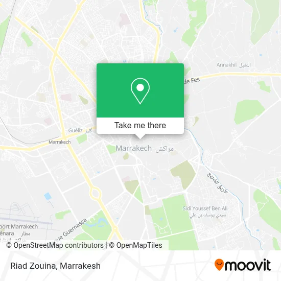 Riad Zouina map