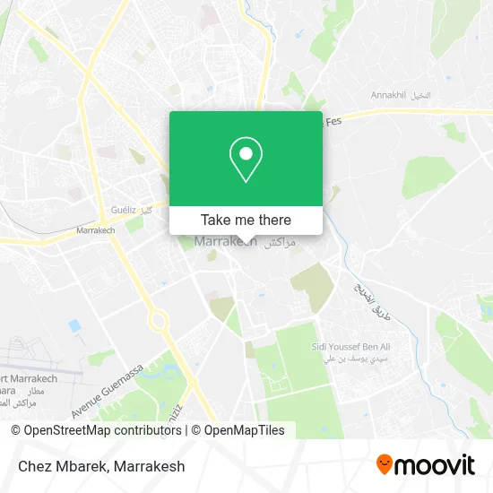 Chez Mbarek map