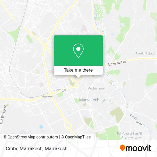 Cmbc Marrakech map