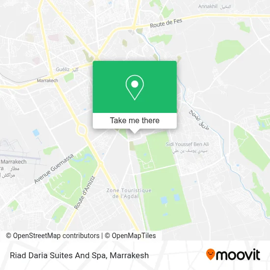 Riad Daria Suites And Spa map