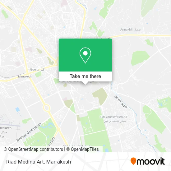 Riad Medina Art map