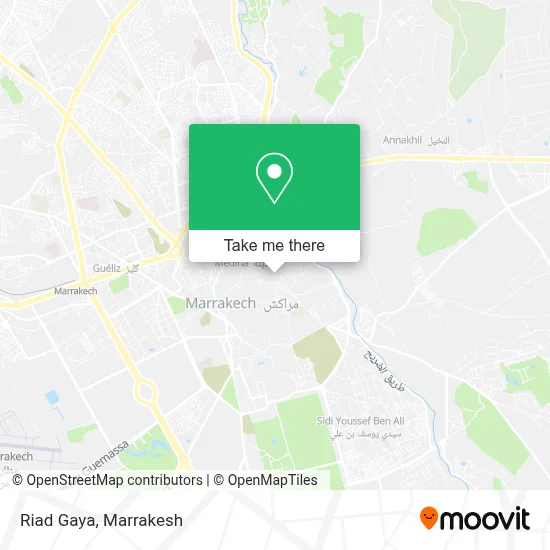 Riad Gaya map