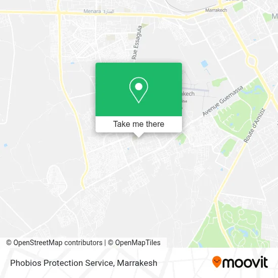 Phobios Protection Service map