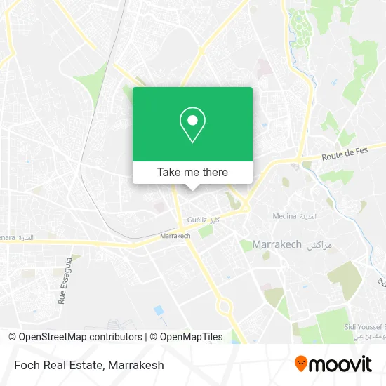 Foch Real Estate map