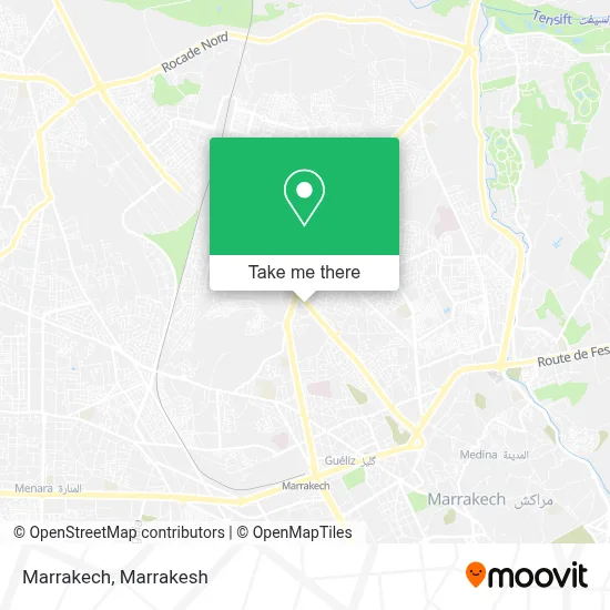 Marrakech map