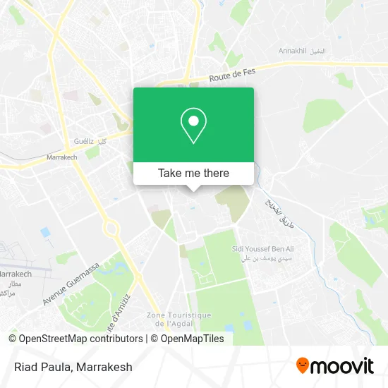 Riad Paula map