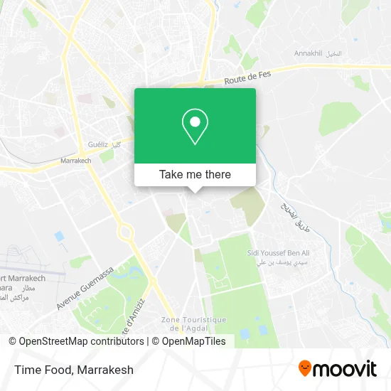 Time Food map