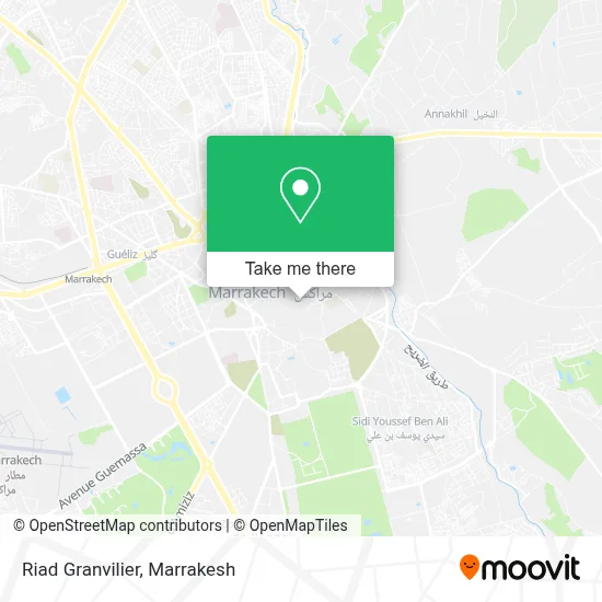 Riad Granvilier map