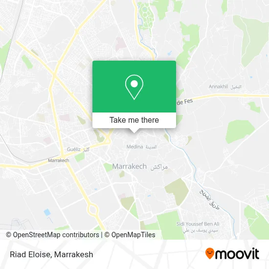 Riad Eloise map