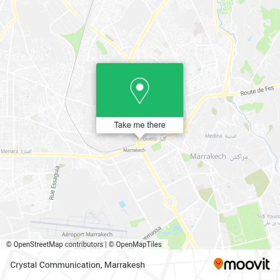 Crystal Communication map
