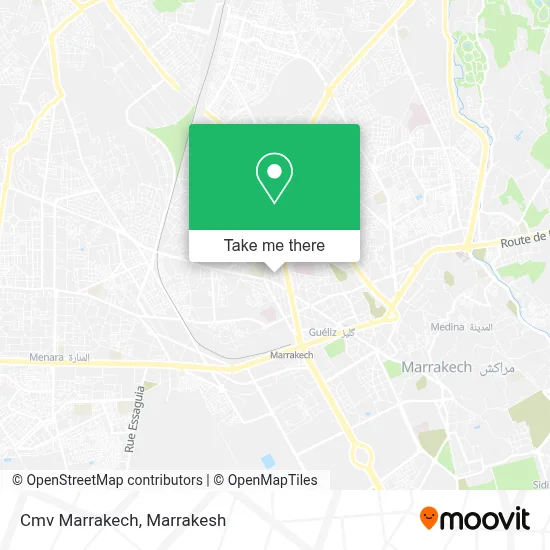 Cmv Marrakech map