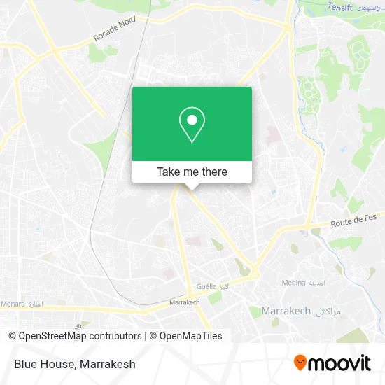 Blue House map