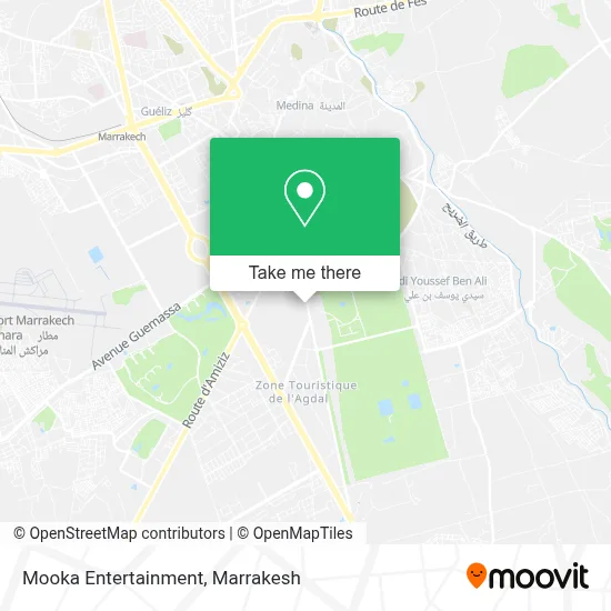 Mooka Entertainment map