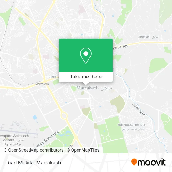 Riad Makila map