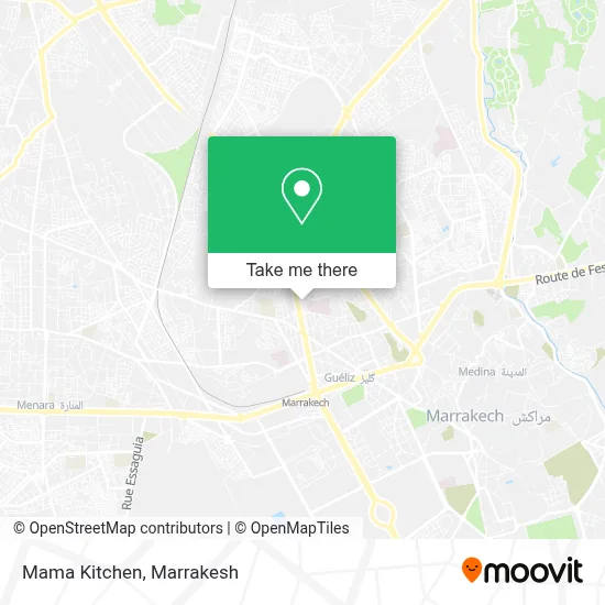 Mama Kitchen map