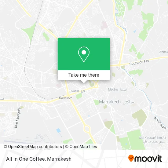 All In One Coffee map