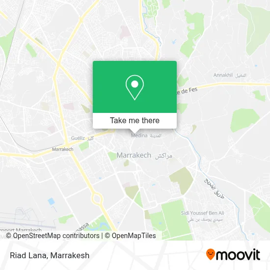 Riad Lana map