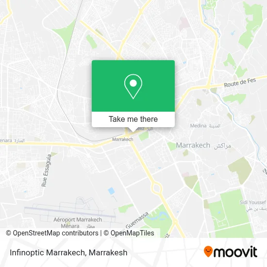 Infinoptic Marrakech map