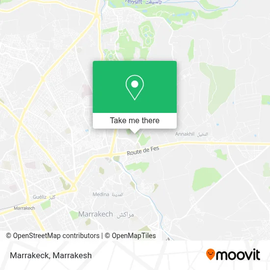 Marrakeck map