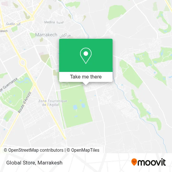 Global Store map