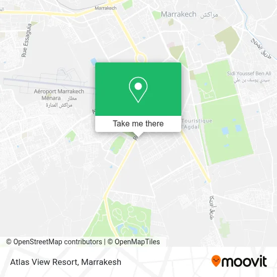 Atlas View Resort map