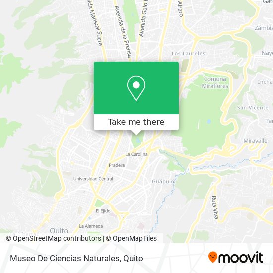 Museo De Ciencias Naturales map