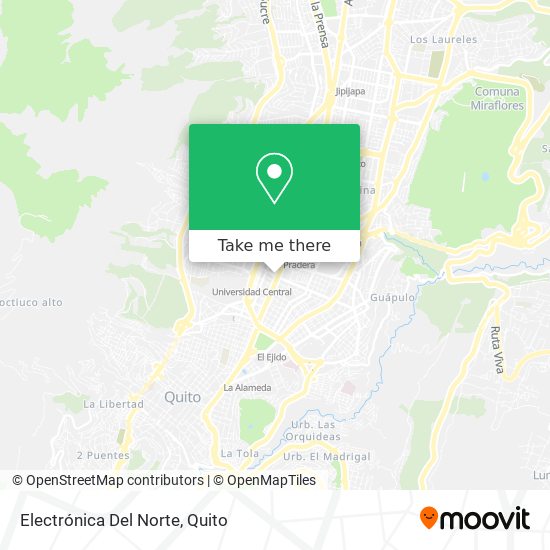 Mapa de Electrónica Del Norte