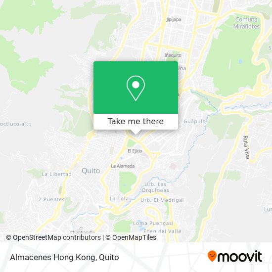 Almacenes Hong Kong map