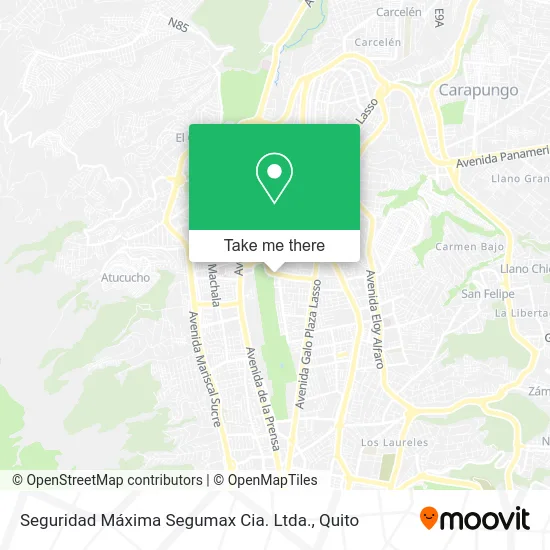 Seguridad Máxima Segumax Cia. Ltda. map