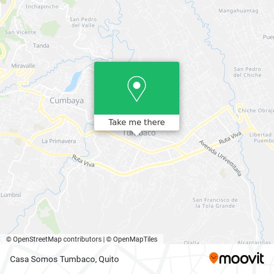 Casa Somos Tumbaco map