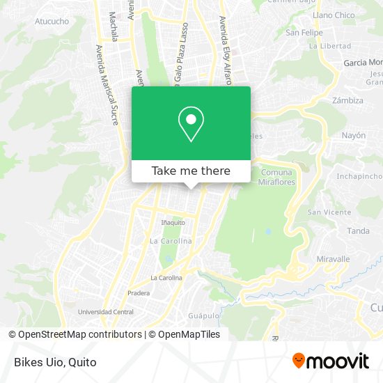 Bikes Uio map