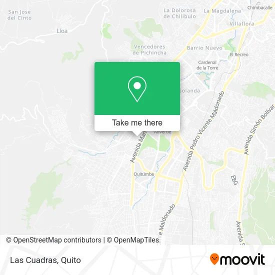 Mapa de Las Cuadras