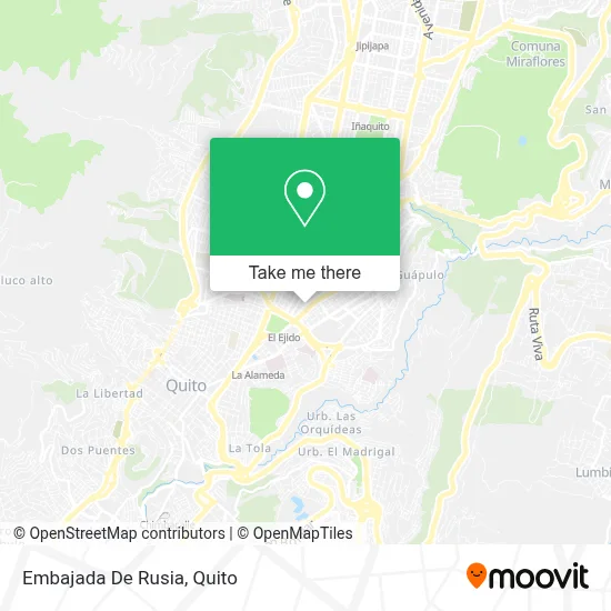 Embajada De Rusia map