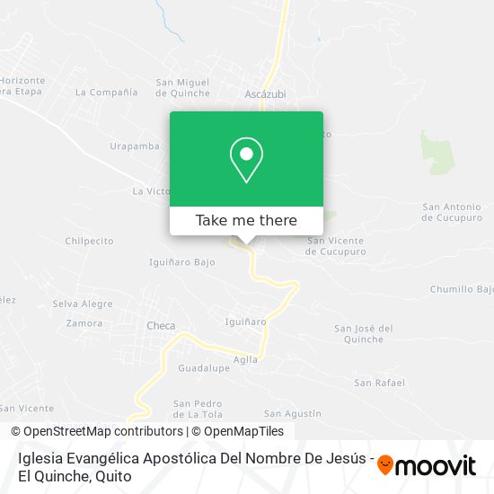 Iglesia Evangélica Apostólica Del Nombre De Jesús - El Quinche map