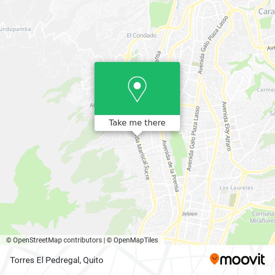 Torres El Pedregal map