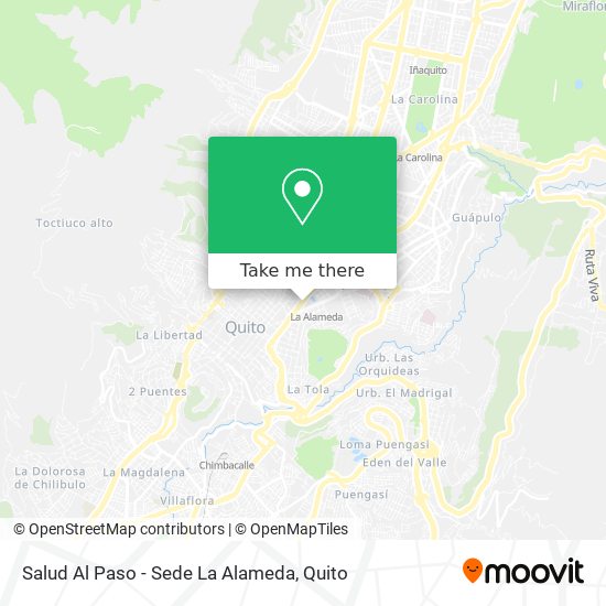 Salud Al Paso - Sede La Alameda map