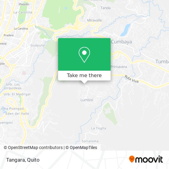 Tangara map