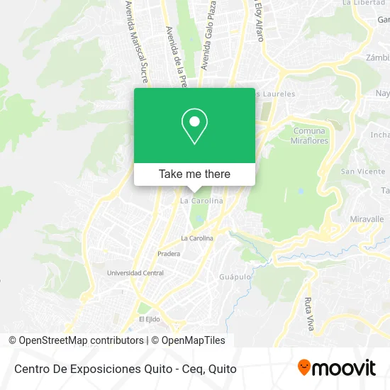 Centro De Exposiciones Quito - Ceq map