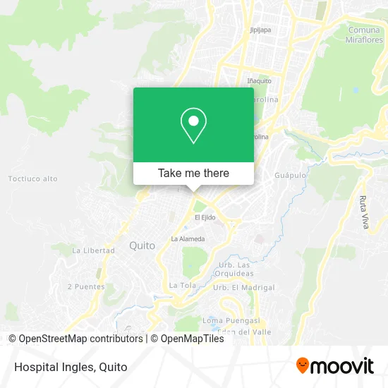 Hospital Ingles map