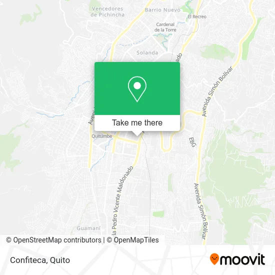 Confiteca map