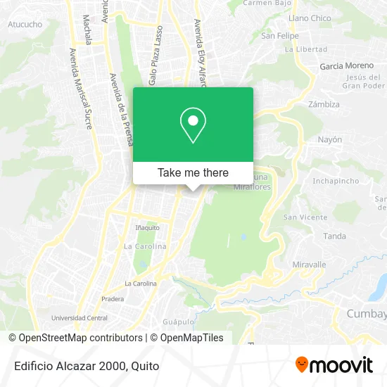 Edificio Alcazar 2000 map