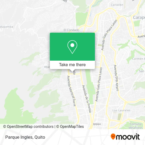 Mapa de Parque Ingles