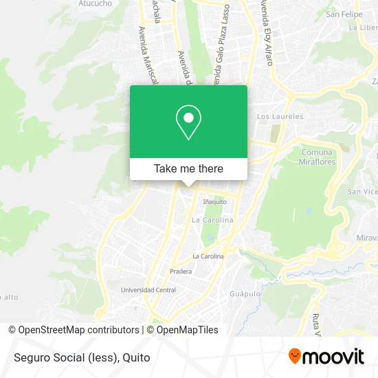 Seguro Social (Iess) map