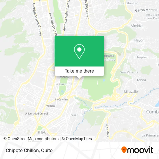 Chipote Chillón map