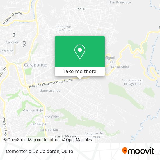 Cementerio De Calderón map