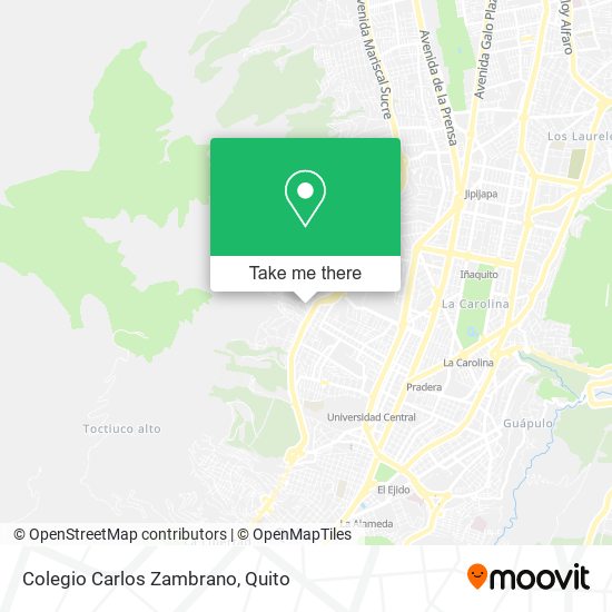 Mapa de Colegio Carlos Zambrano