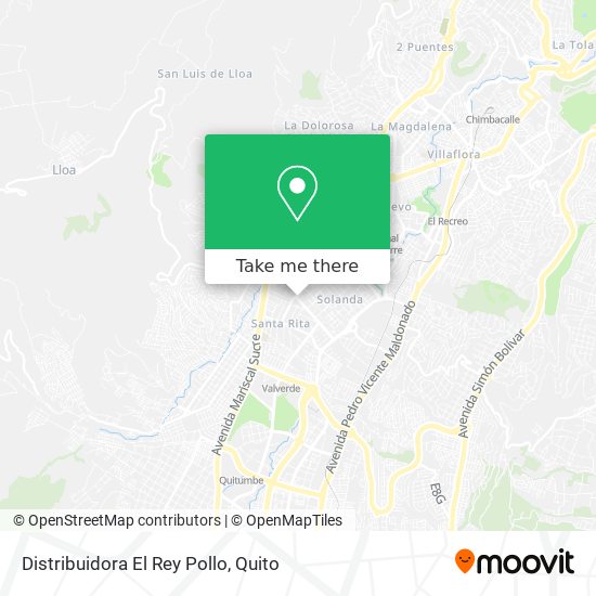Distribuidora El Rey Pollo map